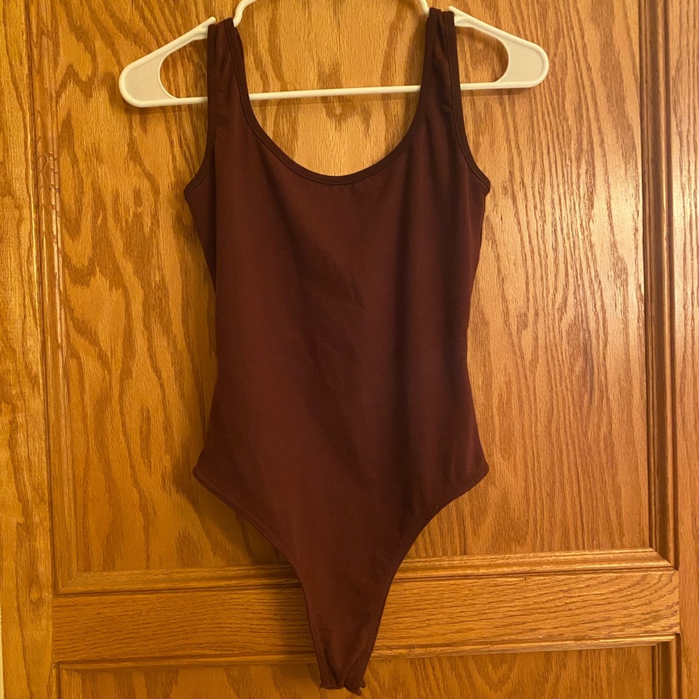 Burgundy Body Suit